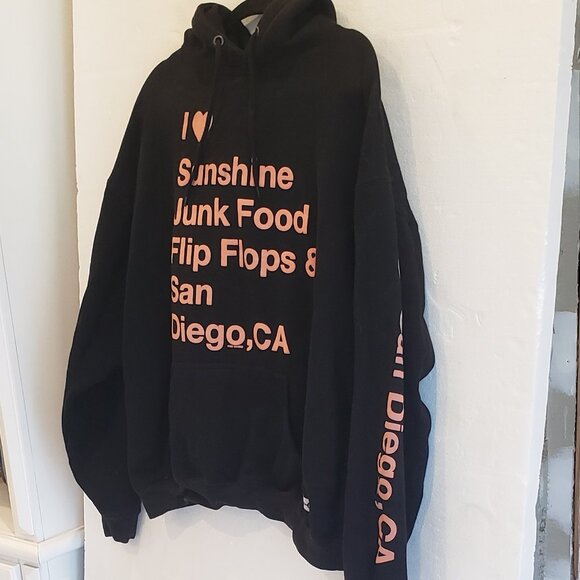 San Diego Sweatshirt Hoodie by Shark Tee - Picture 3 of 7